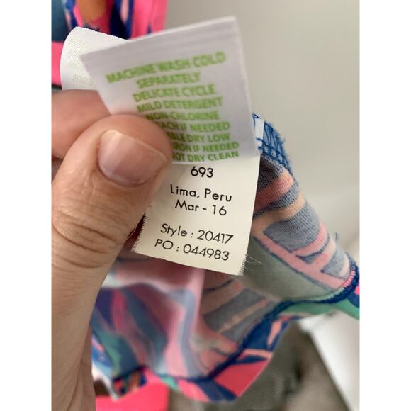 Lilly Pulitzer Ali Cotton Dress Out to Sea Boats Size XS - Picture 3 of 4